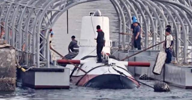 台海水下冒出一大家伙,岛内疾呼,这是对抗解放军的“法宝”