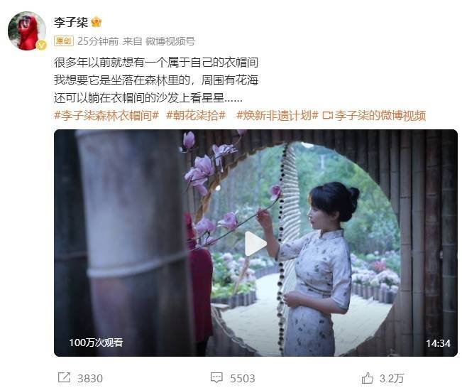 李子柒回归!时隔三年再次更新视频,知情人士透露停更内情