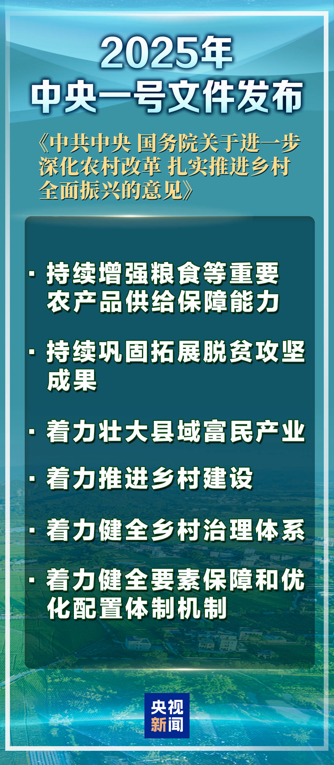 首提“农业新质生产力” 一号文件释放了哪些新信号?