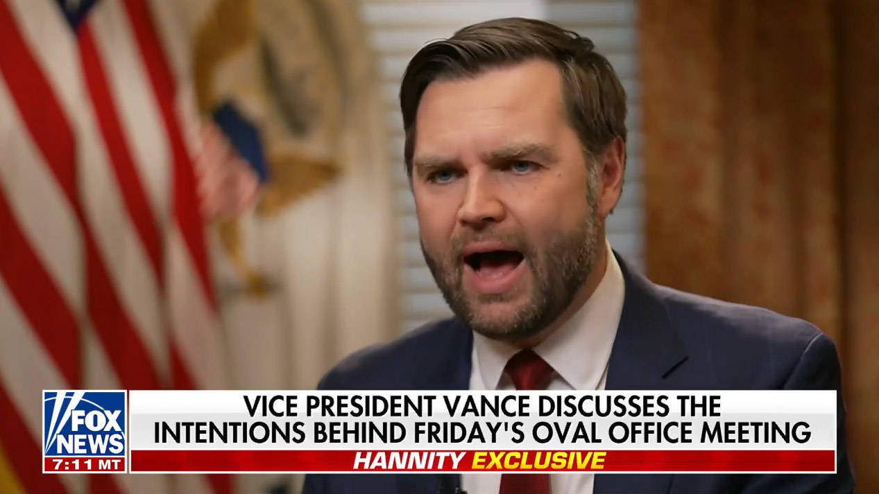 白宫争吵后，万斯首次发声：已和俄罗斯一起处理和平方案细节