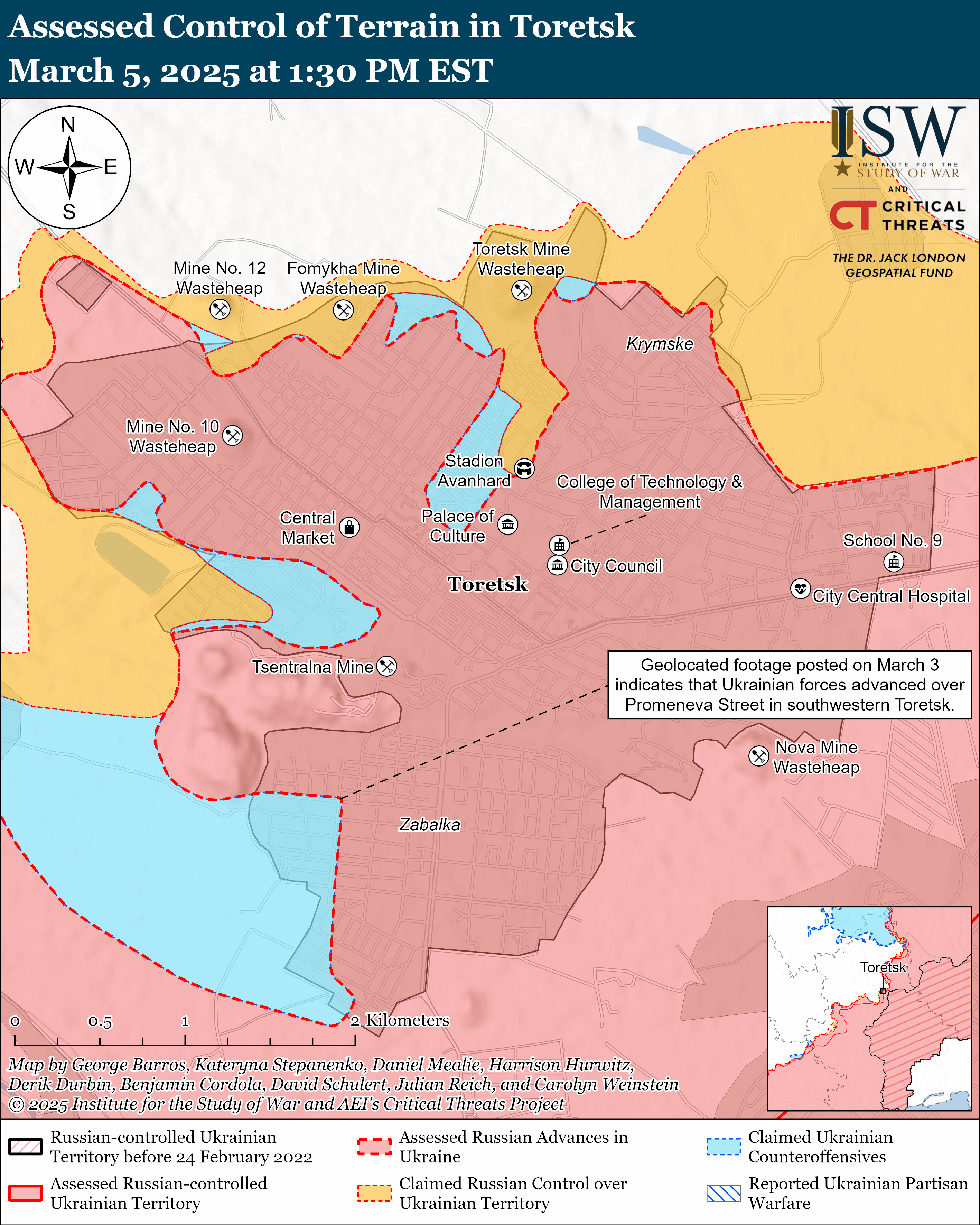 2025年3月6日俄乌战局更新:多线作战胶着,俄军50,000人逃兵,关键地区争夺战持续