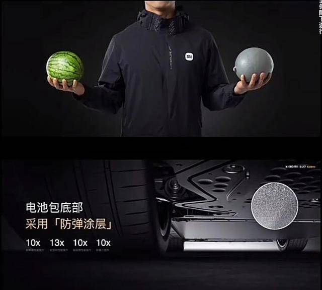 雷军从6楼扔西瓜,展示小米SU7 Ultra“防弹涂层”