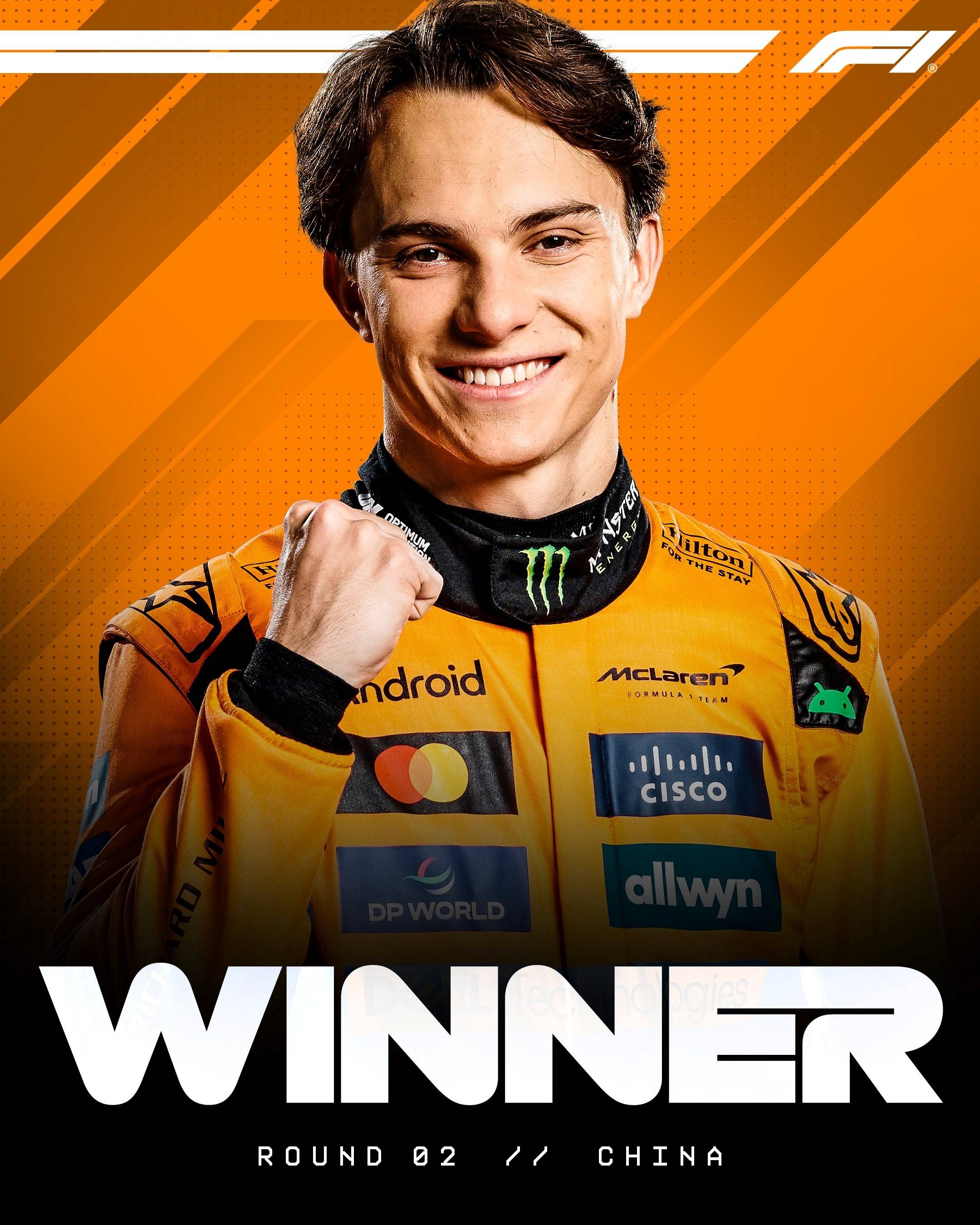 F1中国站-皮亚斯特里夺冠&迈凯伦前二 法拉利双车违规被取消成绩