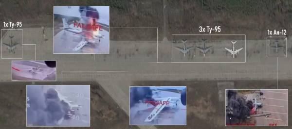 卫星图显示：13架俄大型机遭摧毁，包括8架图95
