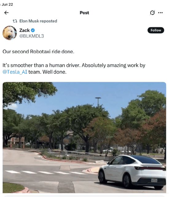 硅谷观察:马斯克画了九年的大饼,特斯拉无人车终于上路载客了