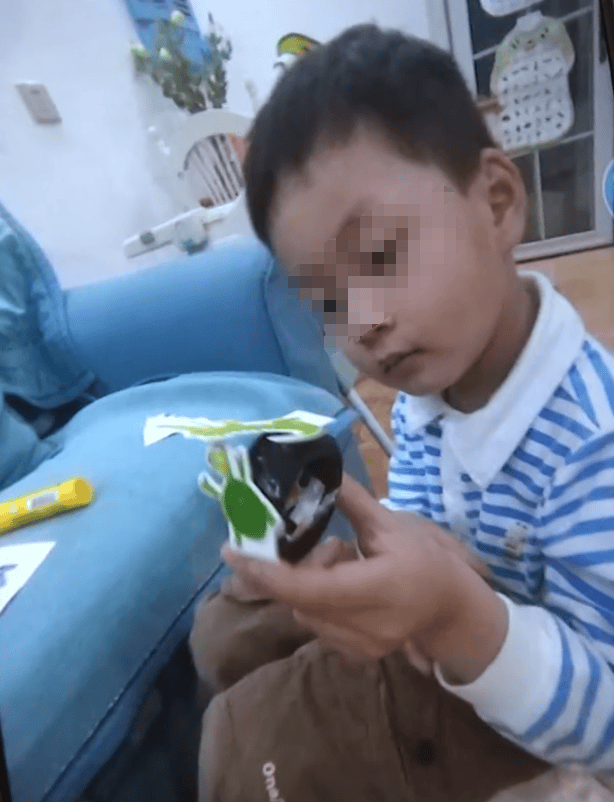 卧室门打不开，爸爸接了通电话，撬门后发现4岁半儿子从22楼坠落，蜷缩在一楼绿化带……